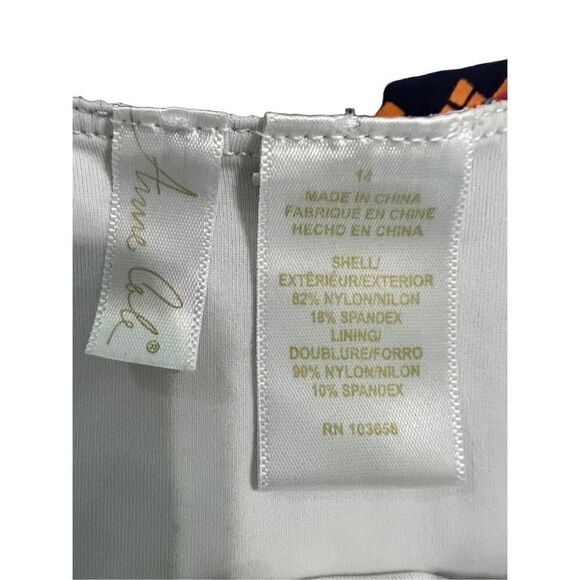 Anne Cole Women’s One Piece  SZ 14 with Tassels - Picture 5 of 8